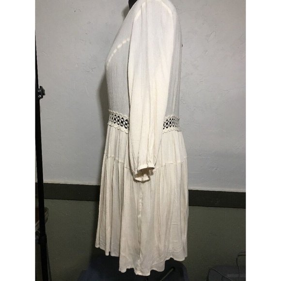 Filly Flair Dress Womens L New Ivory Partially Lined - Picture 4 of 11